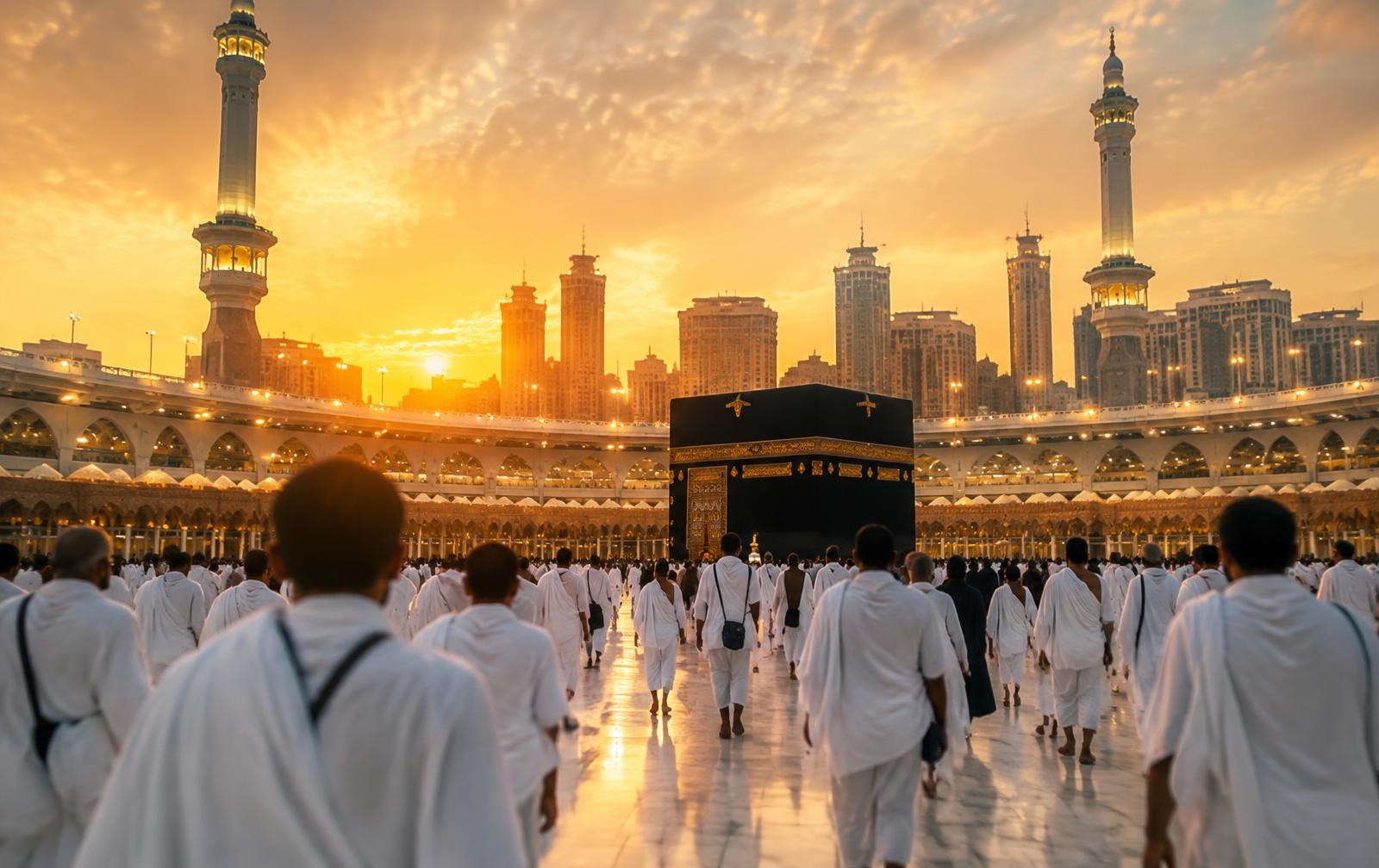 Pilgrims at dawn